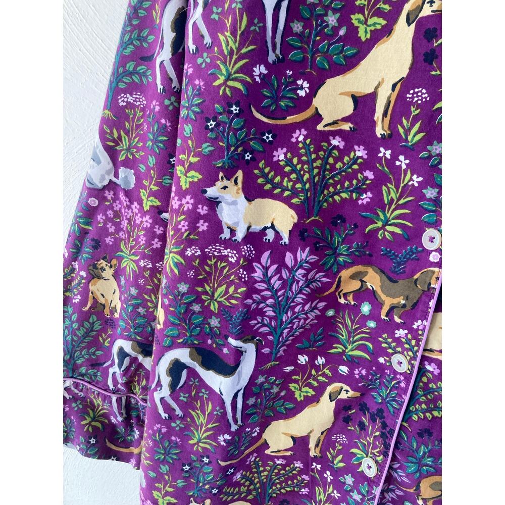 Printfresh Amethyst Purple Must Love Dogs Long Sleeved Cotton Pajama Set S - Picture 7 of 16